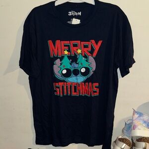 Merry Stitchmas Navy T-Shirt